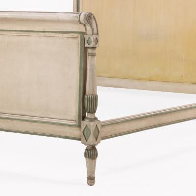 A French Directoire Style Painted and Carved Bed C 1920 