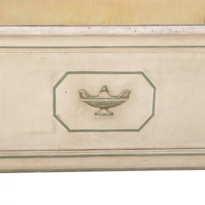 A French Directoire Style Painted and Carved Bed C 1920 