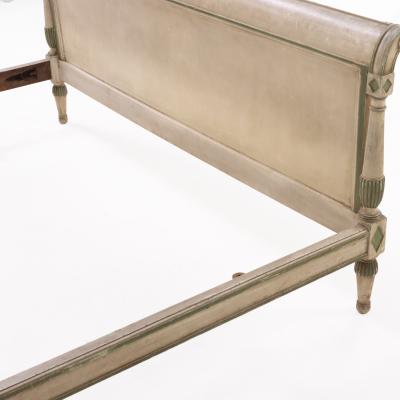 A French Directoire Style Painted and Carved Bed C 1920 