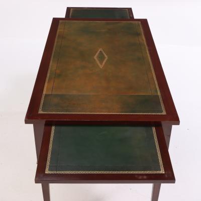 A French Directoire style Leather Top Mahogany Writing Desk C 1950