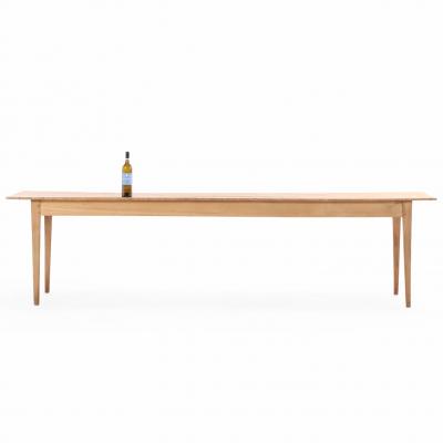 A French Elm Farm Table C 1880 