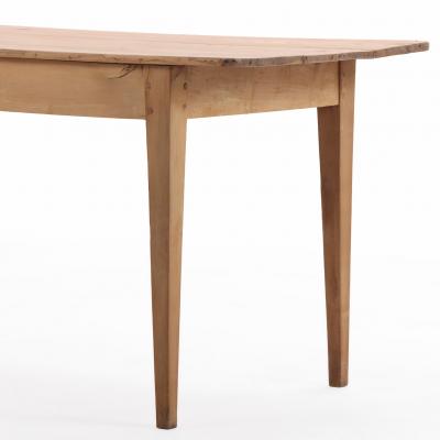 A French Elm Farm Table C 1880 