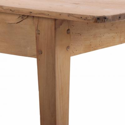 A French Elm Farm Table C 1880 
