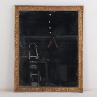 A French Empire gold mirror 19th C