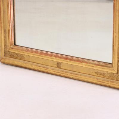 A French Empire style giltwood and gesso mirror C 1880