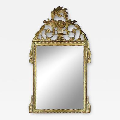 A French Giltwood Transitional Louis XV to Louis XVI Mirror