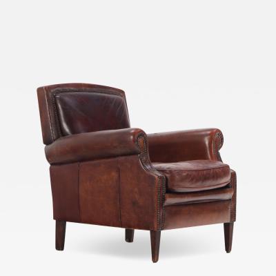 A French Leather Club Chair C 1960 