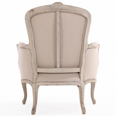 A French Louis XV Painted Carved Bergere C 1920 