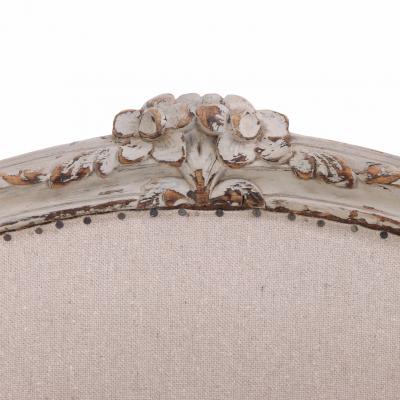 A French Louis XV Painted Carved Bergere C 1920 