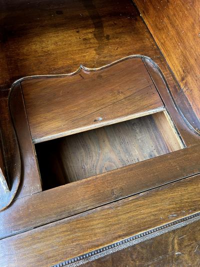 A French Louis XV Style Rosewood Veneered Bureau en Pente