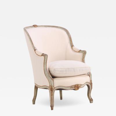 A French Louis XV style Bergere Armchair C 1900 