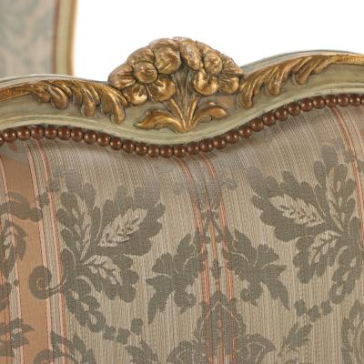 A French Louis XV style Corbielle form Full Size Bed C 1940 
