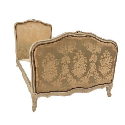 A French Louis XV style painted twin bed C 1940 
