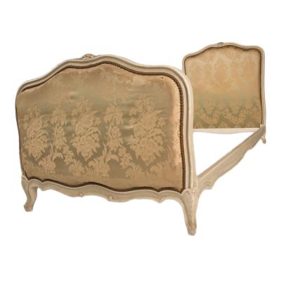 A French Louis XV style painted twin bed C 1940 