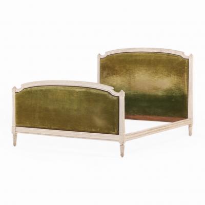 A French Louis XVI Style Painted Full Size Bed C 1940 