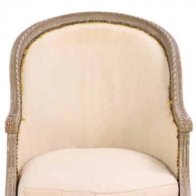 A French Louis XVI style Painted Bergere Chair C 1880 