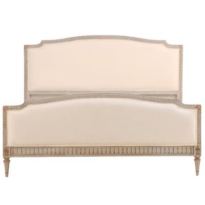 A French Louis XVI style Painted Queen Bed C 1940 