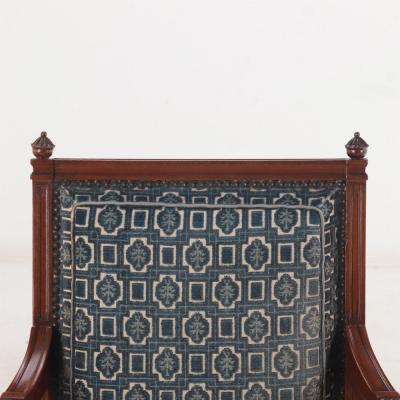 A French Louis XVI style open armchair C 1940 