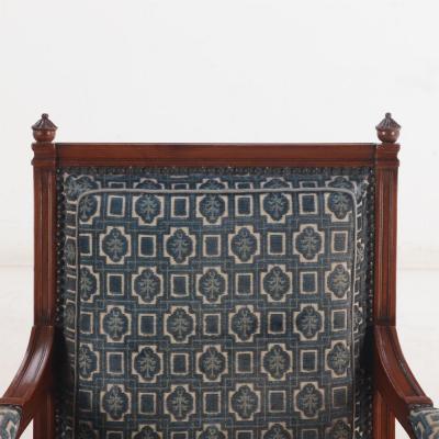 A French Louis XVI style open armchair C 1940 