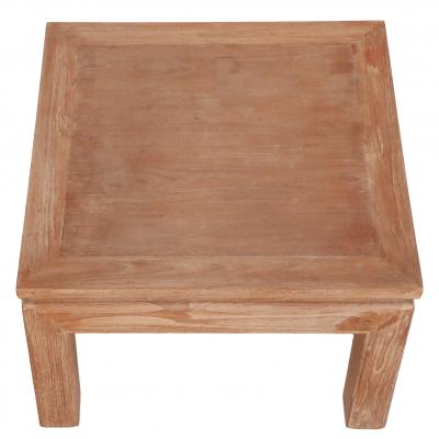 A French MCM Cerused Wood End Table C 1960 