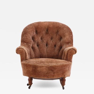 A French Napoleon III Lounge Chair C 1860 