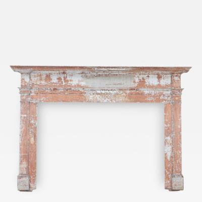 A French Neoclassical style painted mantle 19th C 