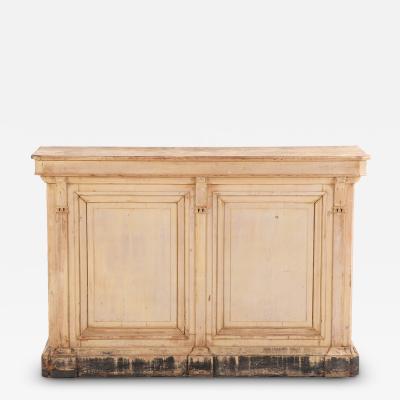 A French Painted Pine Bar Counter C 1880