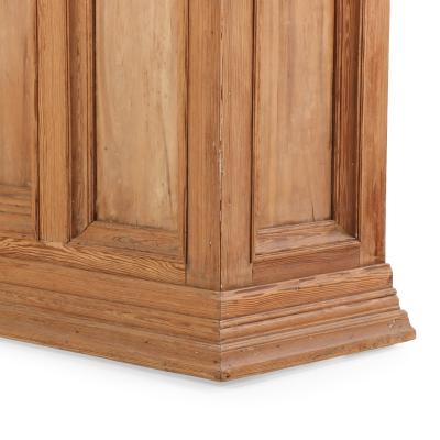 A French Pine Front Dry Bar or Shop Counter 19th C 