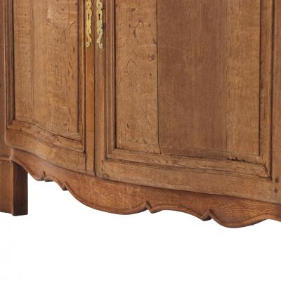 A French Provincial Oak Two Door Server Buffet C 1880 