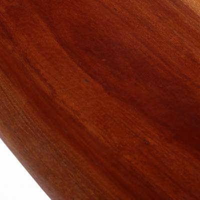 A French Sculptural Freeform Mahogany Coffee Table C 1975 