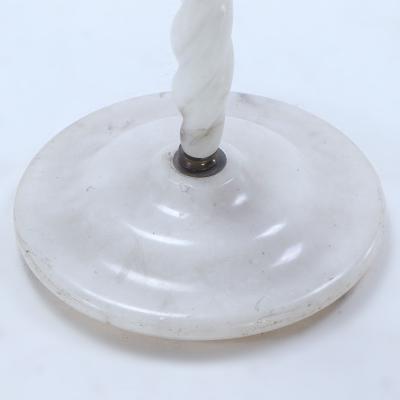 A French alabaster floor lamp C 1945 