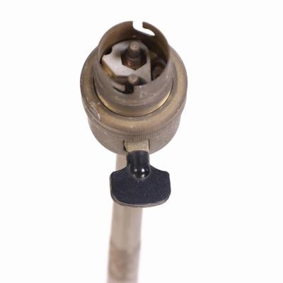 A French brass floor lamp C 1945 