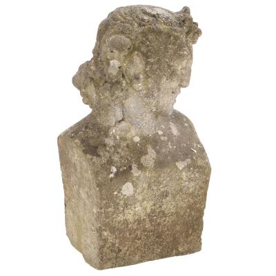 A French cast stone bust C 1920