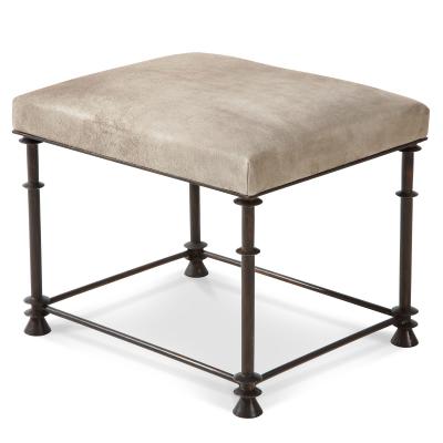 A French custom made bronze legged stool Contemporary 
