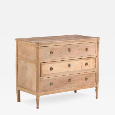 A French mahogany commode 18th C 