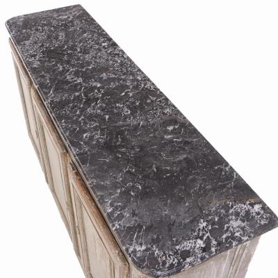 A French marble top painted sideboard C 1840 