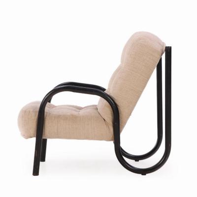 A French tubular iron armchair C 1960 