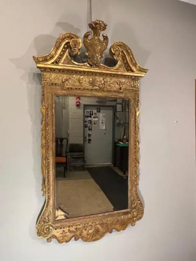 A George II Giltwood Mirror Circa 1740