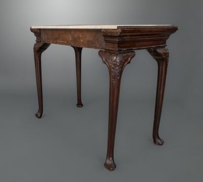 A George II Irish Mahogany Small Console Table