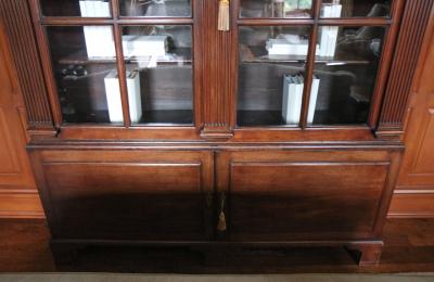 A George II Mahogany Bookcase Cabinet circa 1740