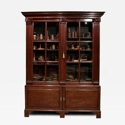 A George II Mahogany Bookcase Cabinet circa 1740