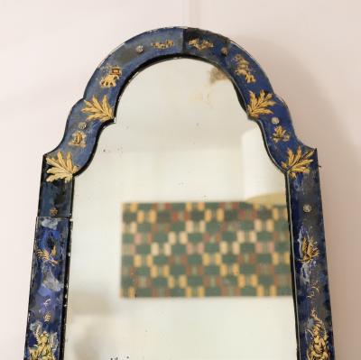 A George II Verre glomis Mirror circa 1750