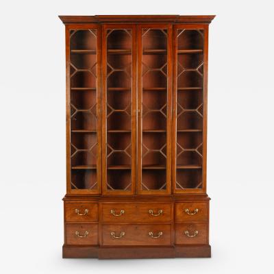 A George III mahogany display bookcase
