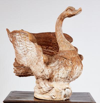 A Gilded Age Conservatory Swan