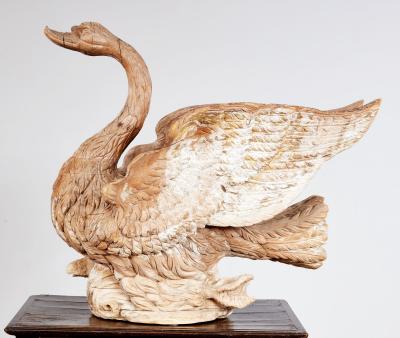 A Gilded Age Conservatory Swan