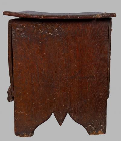 A Good Charles I Miniature Oak Chest