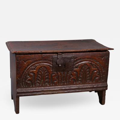 A Good Charles I Miniature Oak Chest