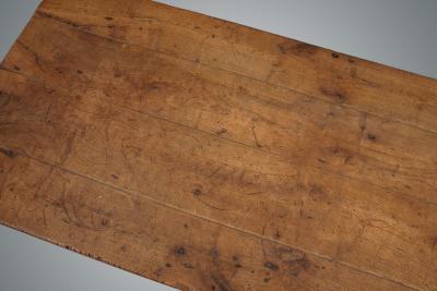 A Good Cherry and Metal Mounted Coffee Table