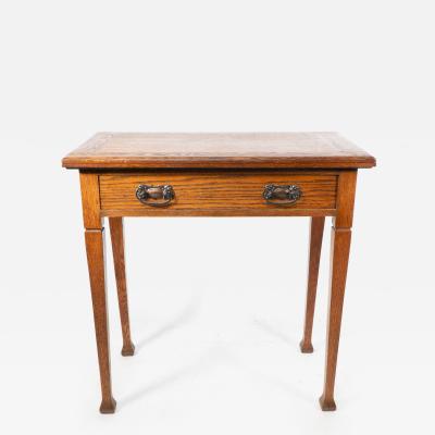 A Good Quality Arts Crafts Single Drawer Card or Games Table