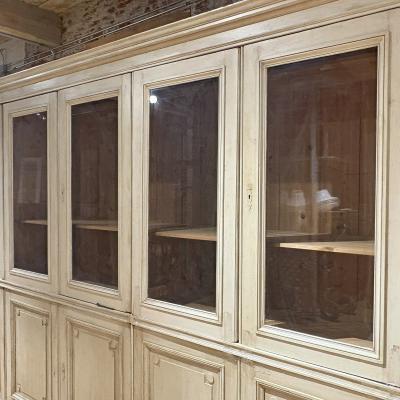 A Grand Georgian Style Pine Library Cupboard or Kitchen Cabinets C 1920 